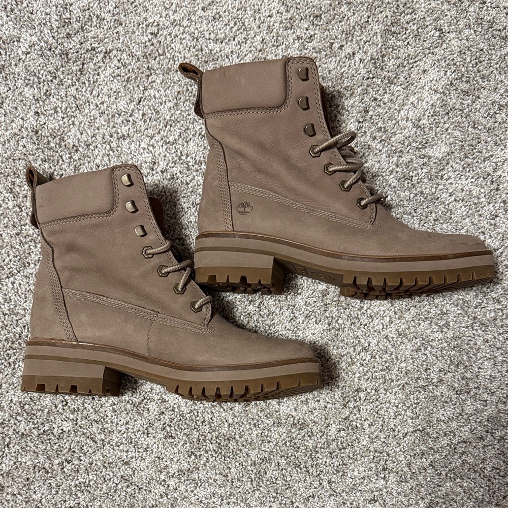 Timberland Women's Brown Combat Boots